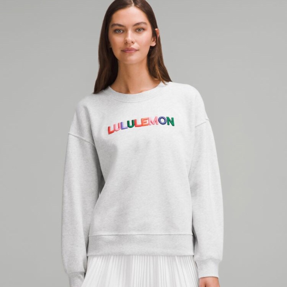 Lululemon Perfectly Oversized Crew *Graphic  NWT